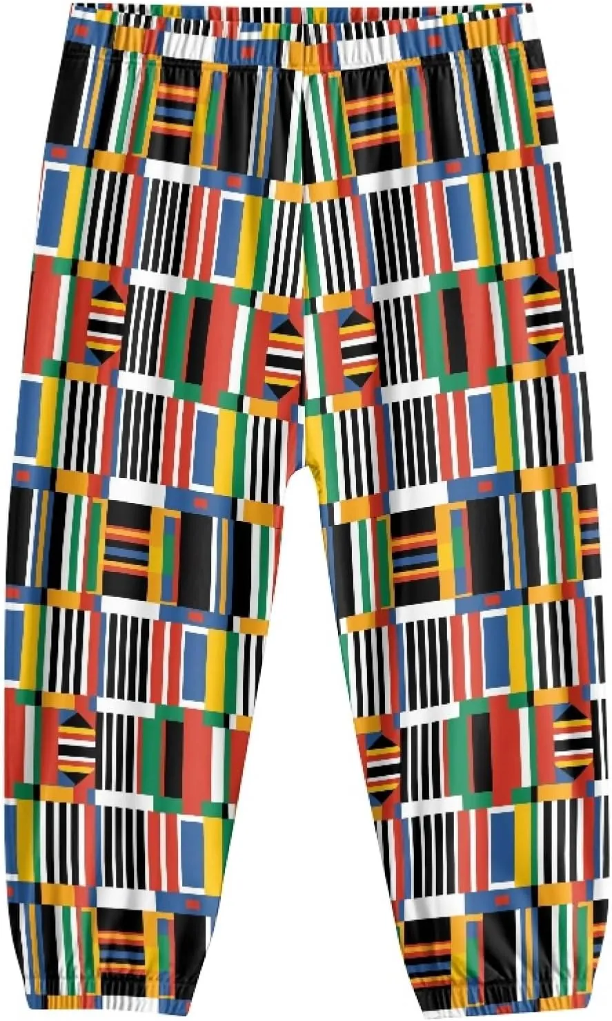 2 Pack Kids Harem Bloomers Pants Elastic Waist Bohemian Style Casual Baggy Ankle Trousers for Boys and Girls