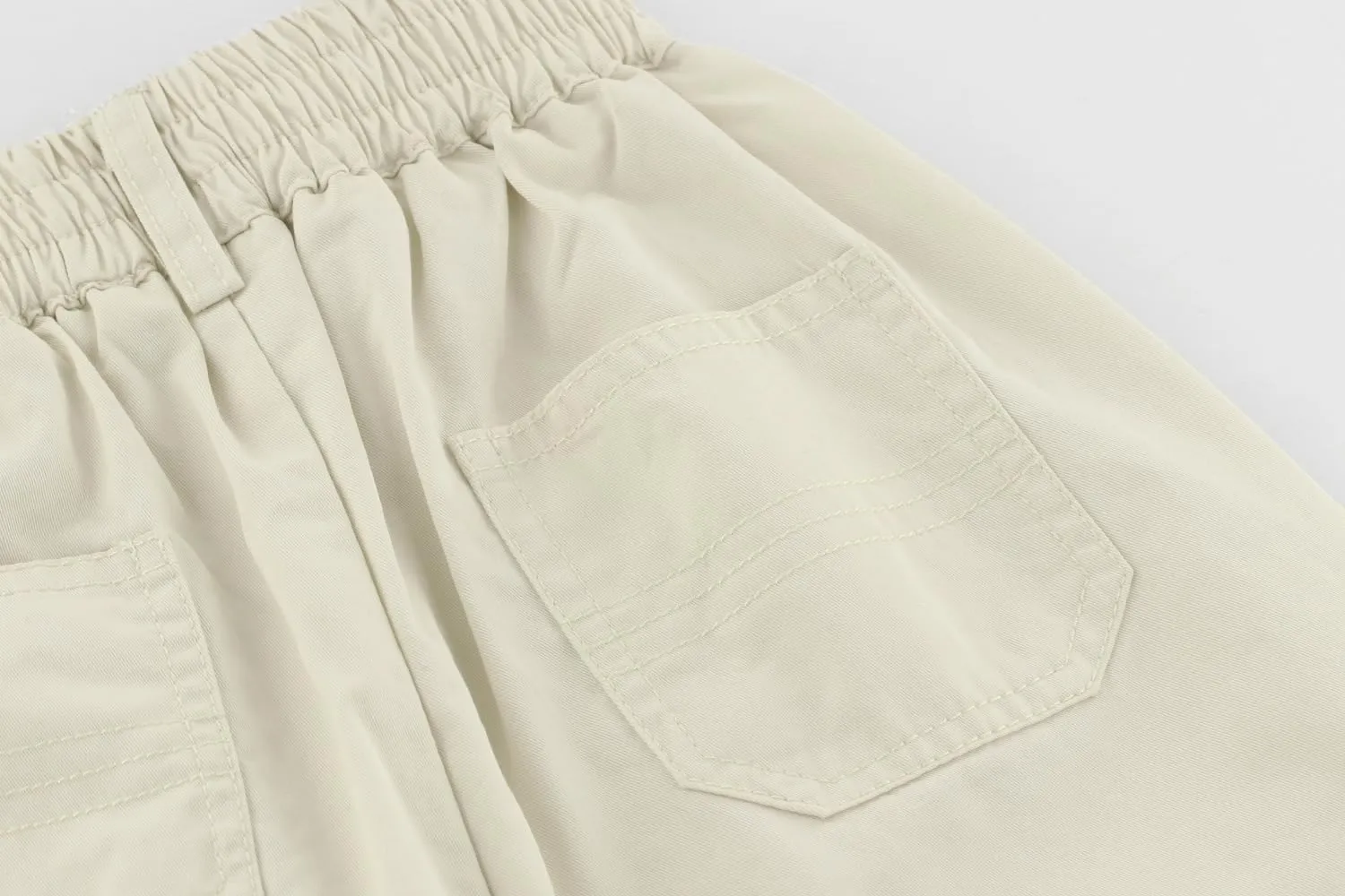 ACESTAR Girls Parachute Pants Elastic Waistband Wide Leg Pants Kids Ruched Baggy Cargo Pants for Girls 3-10 Years
