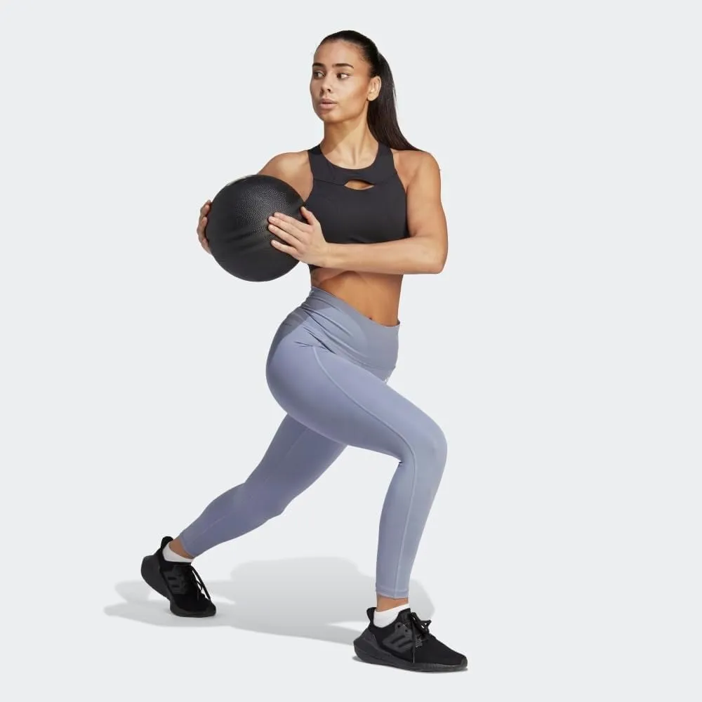 adidas Women's Optime Stash Pocket High Waisted 7/8 Tights