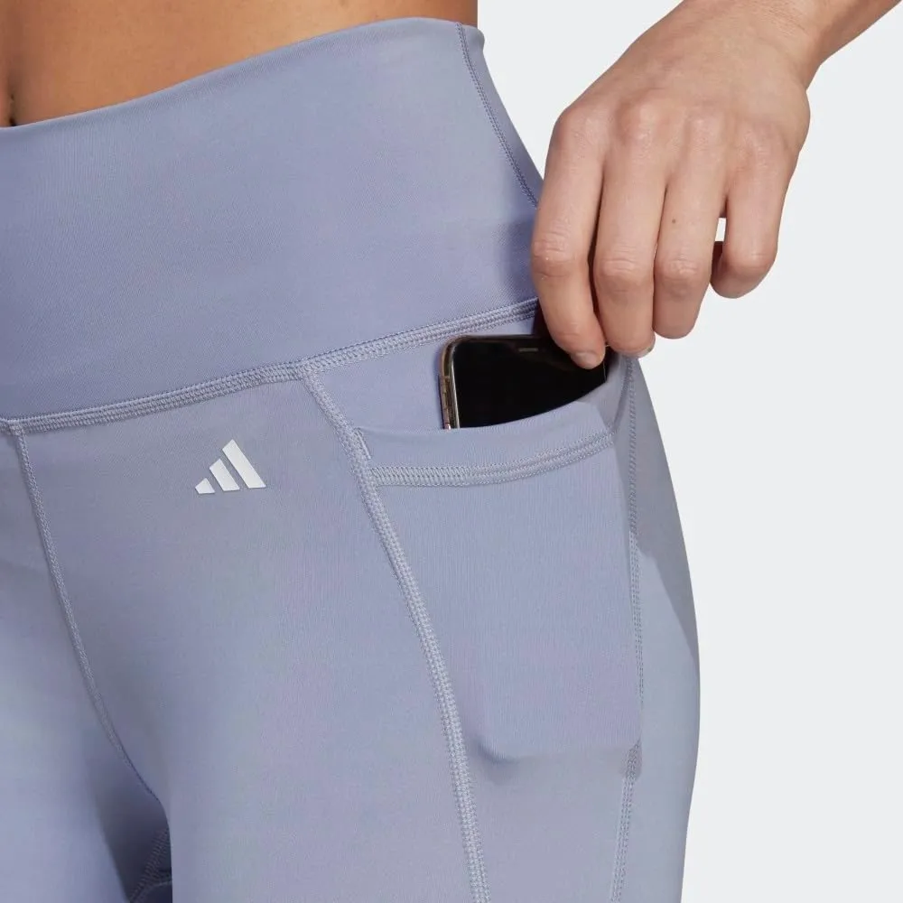 adidas Women's Optime Stash Pocket High Waisted 7/8 Tights
