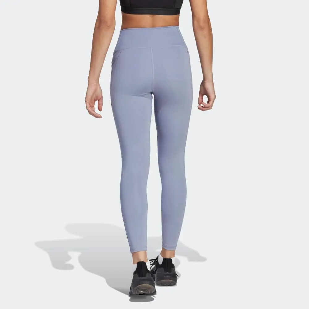 adidas Women's Optime Stash Pocket High Waisted 7/8 Tights