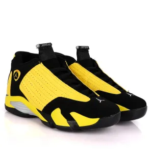 Air Jordan 14 Retro Yellow And Black Sneakers