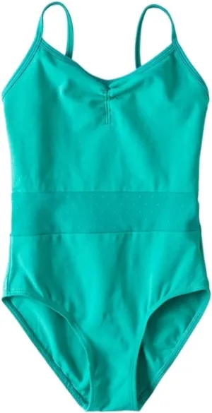 Ballet Jumpsuit Cotton Spandex Ballet Dance Wear Girls Camisole Leotards(Light Green,M)