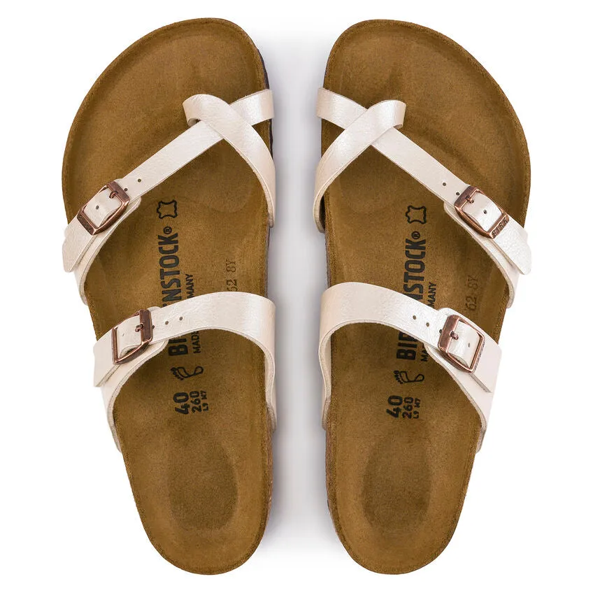 Birkenstock 71661 Mayari BF Graceful Pearl White