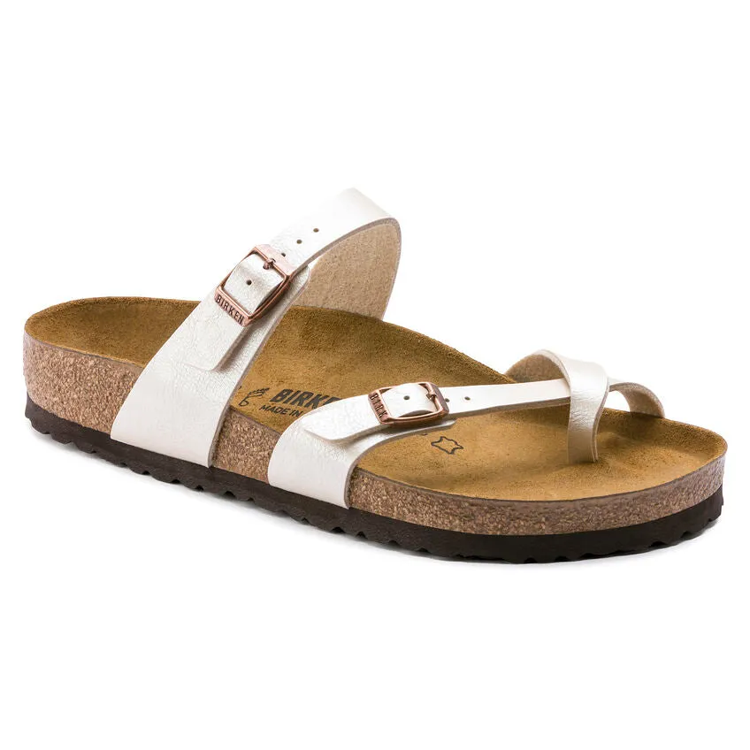 Birkenstock 71661 Mayari BF Graceful Pearl White
