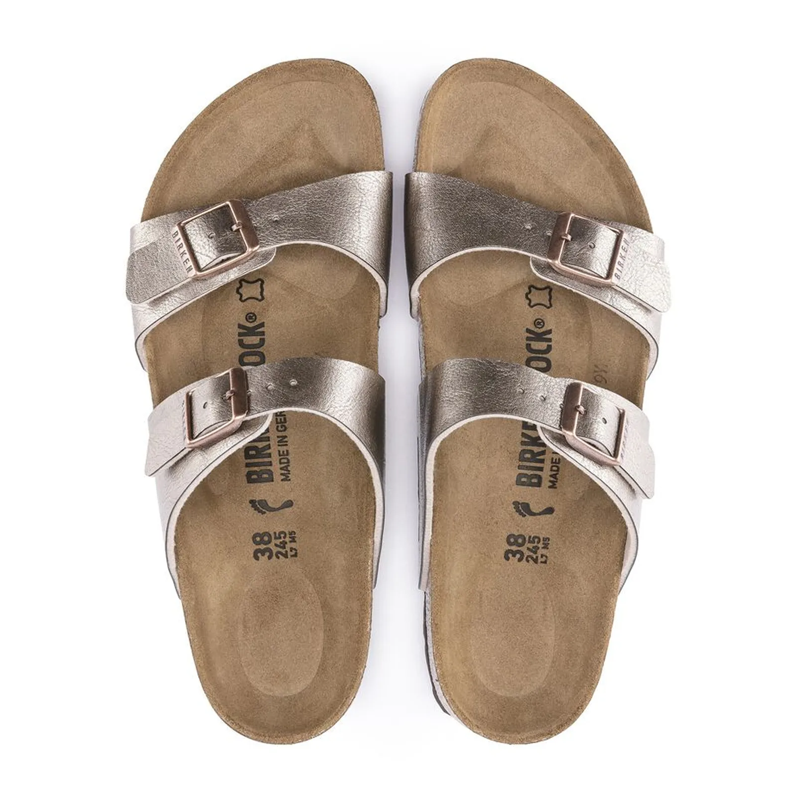 Birkenstock Sydney Slide Sandal (Women) - Graceful Taupe Birko-Flor