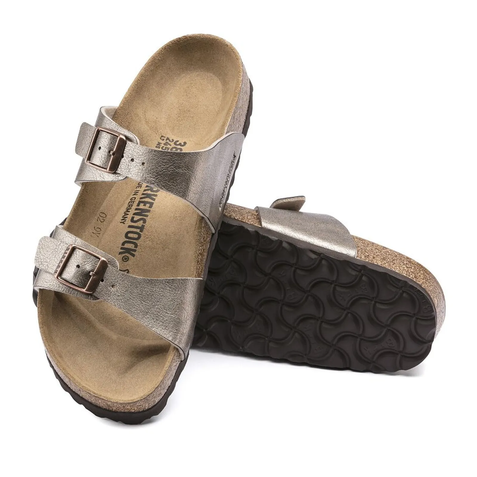 Birkenstock Sydney Slide Sandal (Women) - Graceful Taupe Birko-Flor