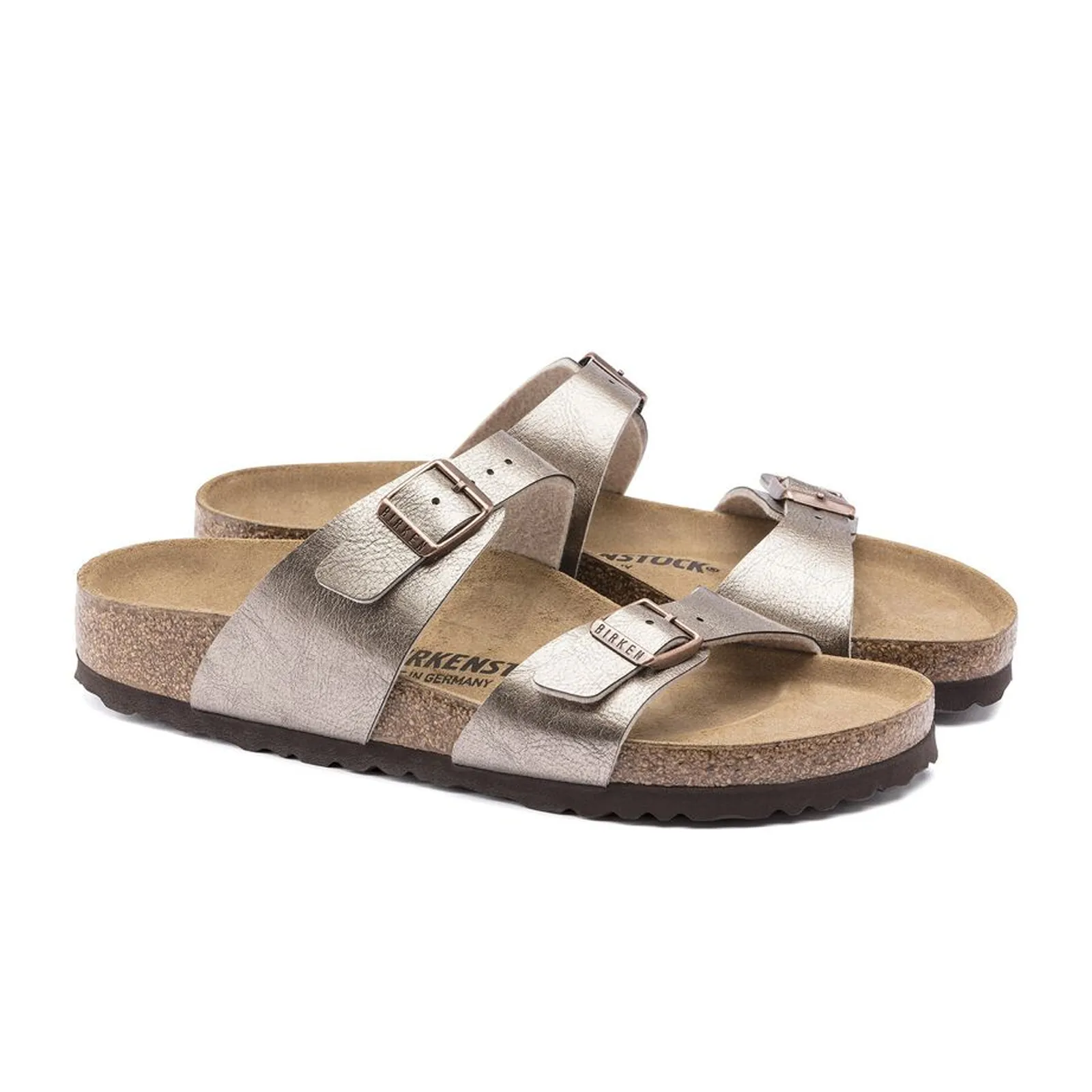 Birkenstock Sydney Slide Sandal (Women) - Graceful Taupe Birko-Flor