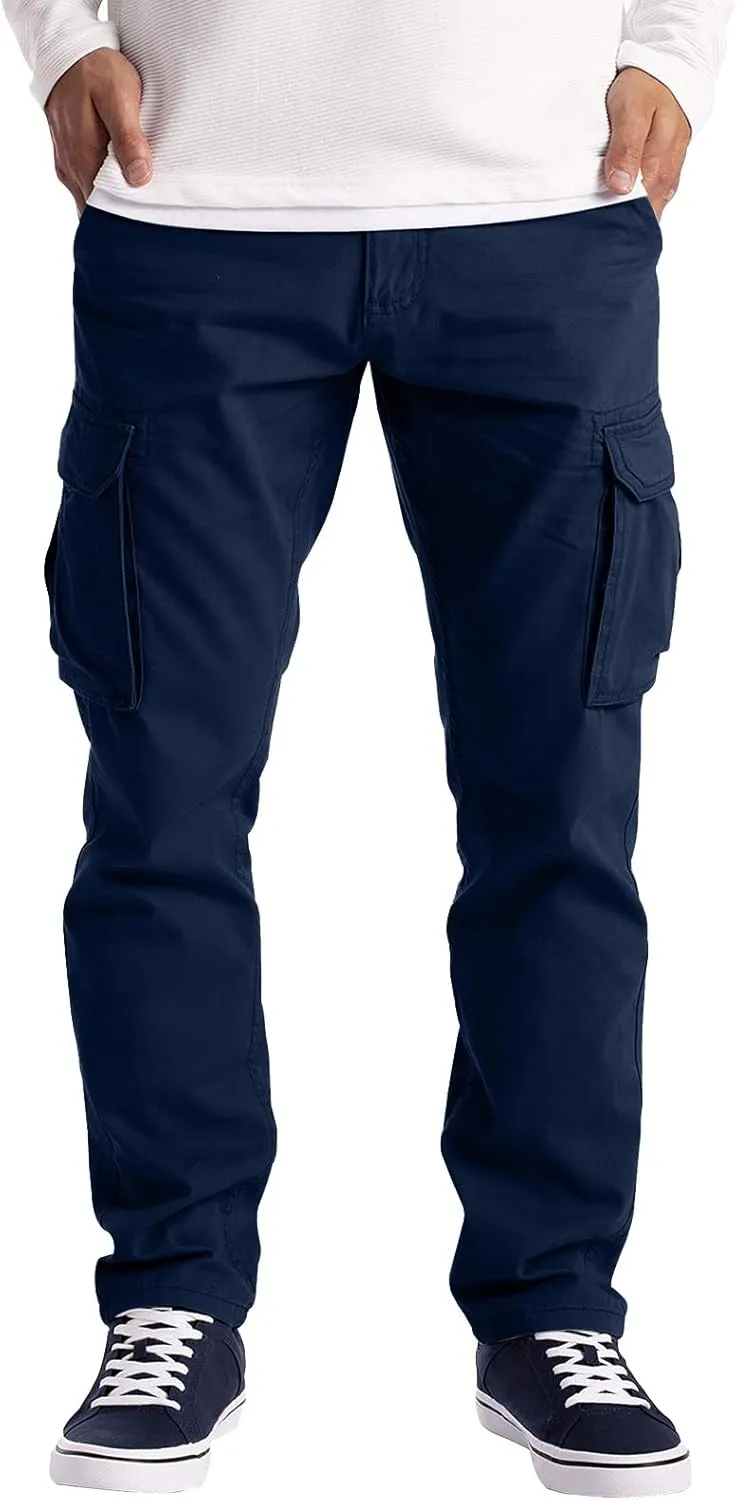Cargo Pants for Men, Athletic Workout Pants Slim Pants Athletic Sweatpants Trousers with Pockets Long Cargo Pants