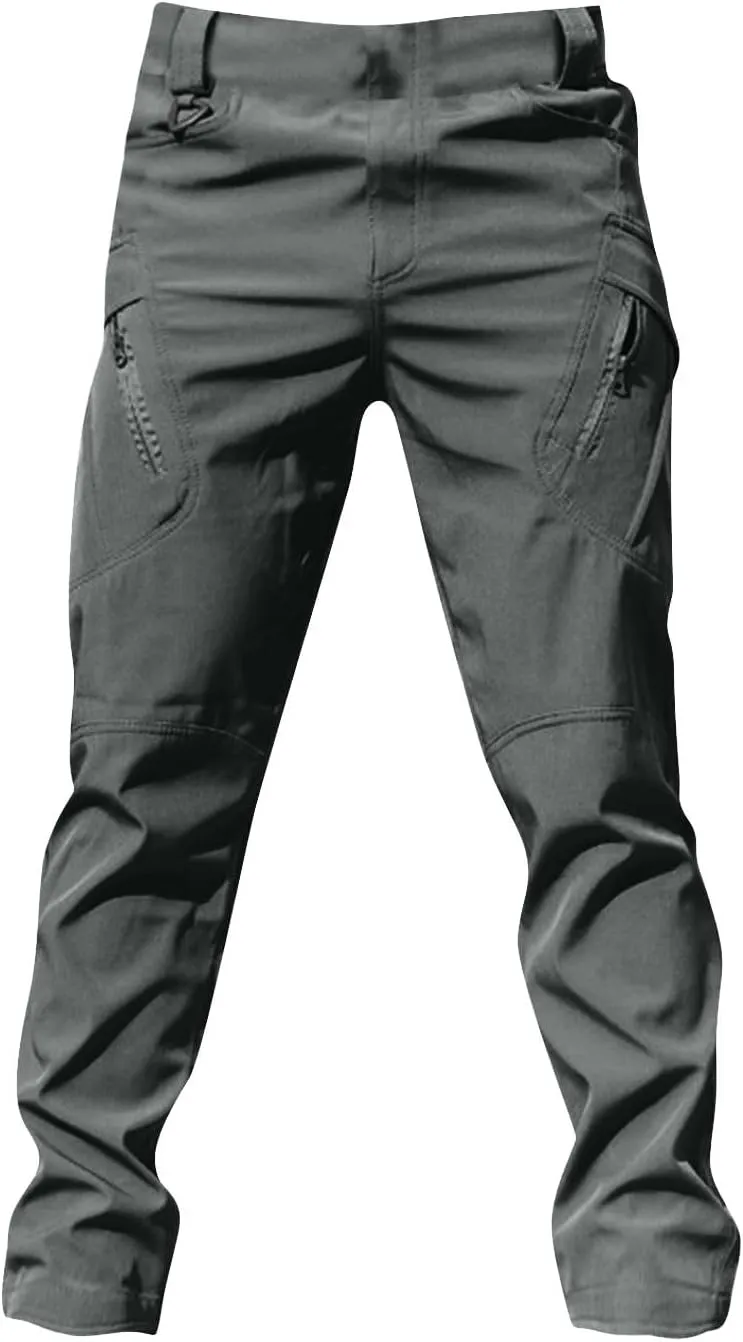 Cargo Pants for Men Multi Pockets Pants Casual Relaxed Fit Ripstop Hiking Pants Tactic Trousers