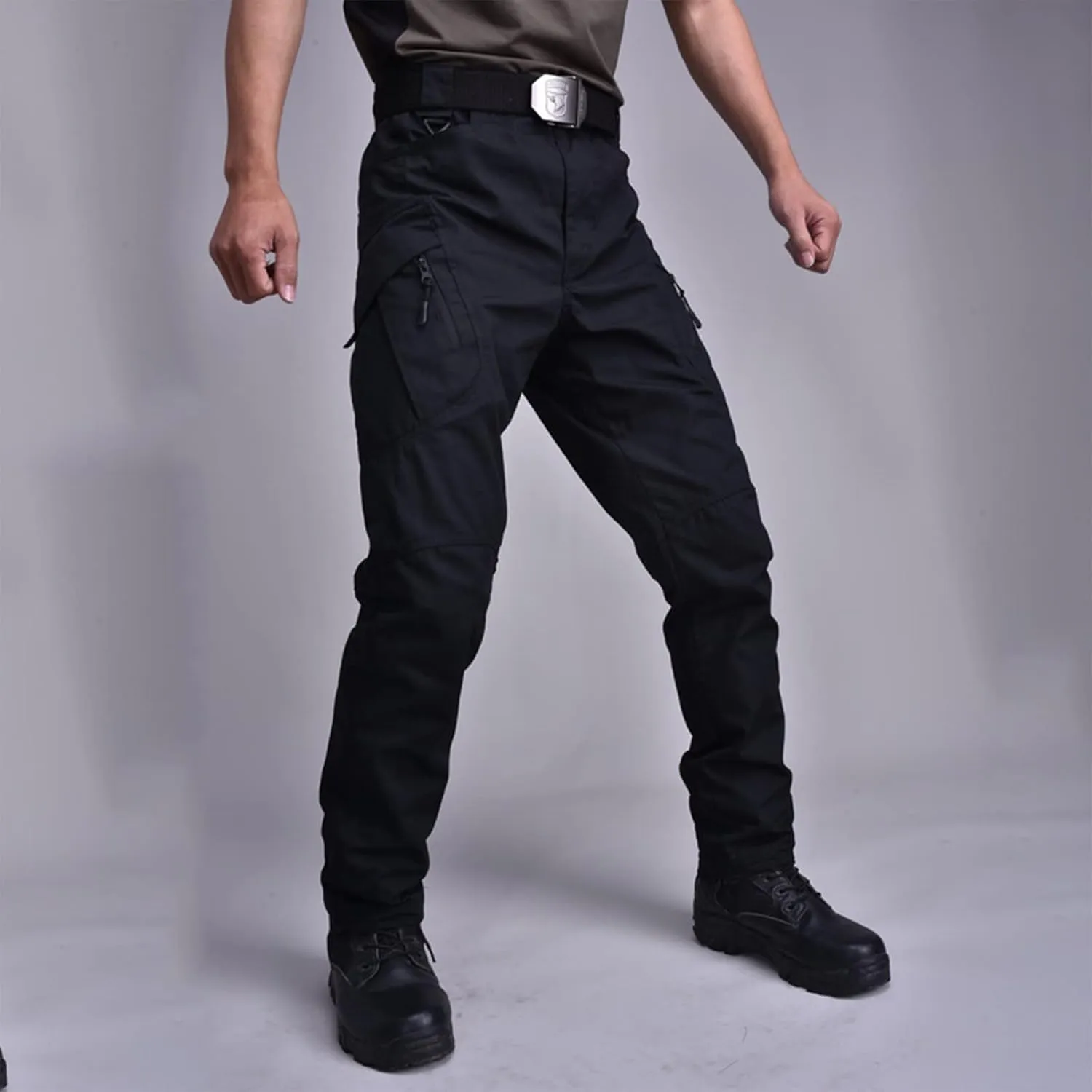 Cargo Pants for Men Multi Pockets Pants Casual Relaxed Fit Ripstop Hiking Pants Tactic Trousers