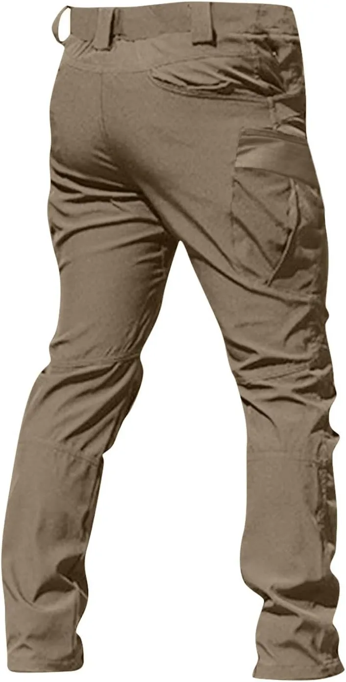 Cargo Pants for Men Multi Pockets Pants Casual Relaxed Fit Ripstop Hiking Pants Tactic Trousers