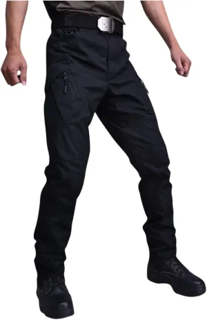 Cargo Pants for Men Multi Pockets Pants Casual Relaxed Fit Ripstop Hiking Pants Tactic Trousers