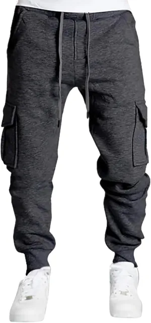 Cargo Pants for Men Wide Leg Multi Pockets Mens Pants Classic Cotton Casual Work Hiking Relaxed Fit Pants