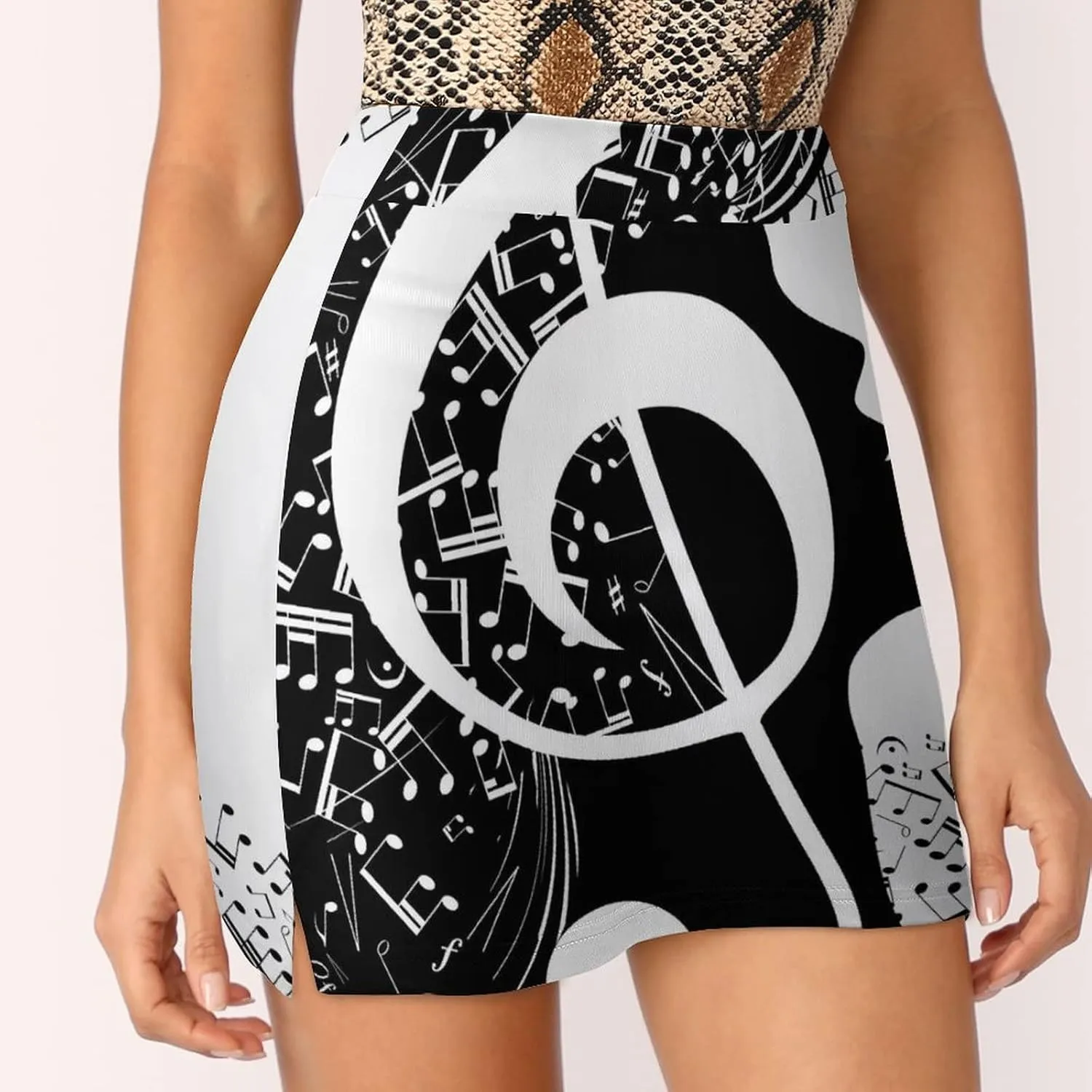 DENFY Women's Tennis Skirt Artistic Lion Golf Skorts Skirts with Shorts Pockets Workout Sports