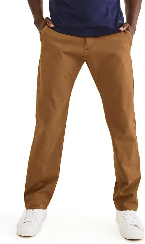 Dockers Men's Athletic Fit Ultimate Chino Pants with Smart 360 Flex, Dark Ginger, 38W x 32L
