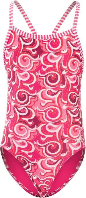 Dolfin Uglies Girls' One Piece Swimsuit - Athletic Practice Suit with Criss-Cross Straps