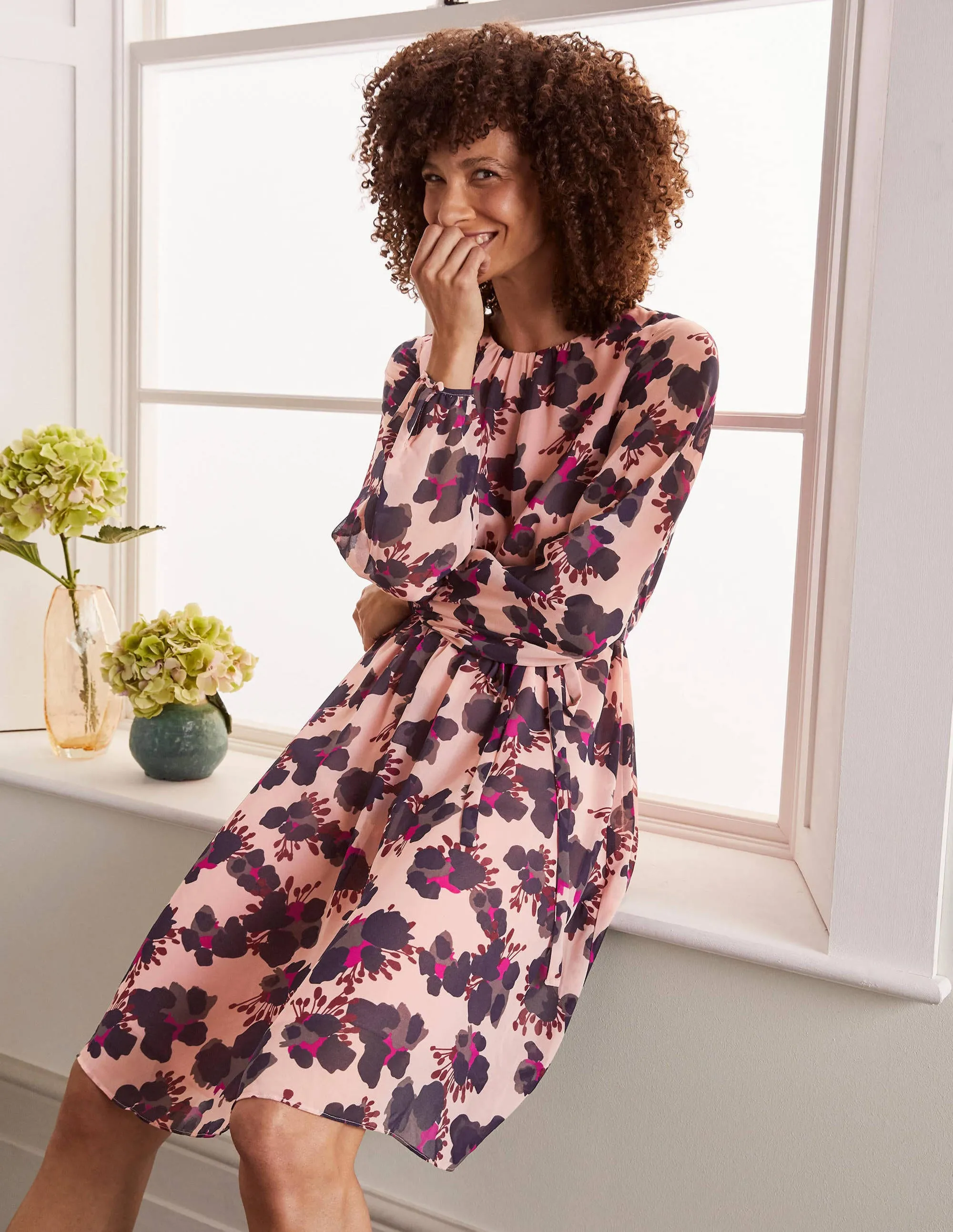 Dorothy Dress-Milkshake, Wild Floret