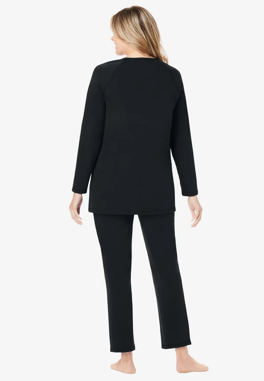 Dreams & Co. Plus Size 2-Piece Lounge Set