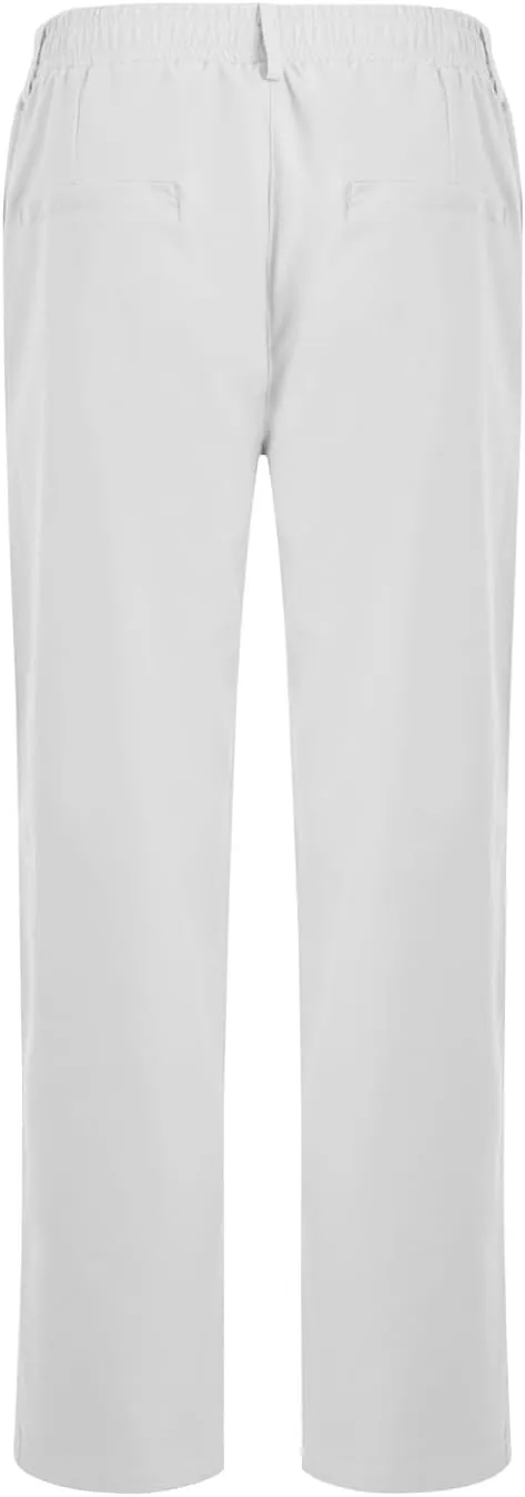 Dress Pants for Men Business Casual Straight Leg Work Pants Relaxed Fit Travel Outdoor Pants with Pockets