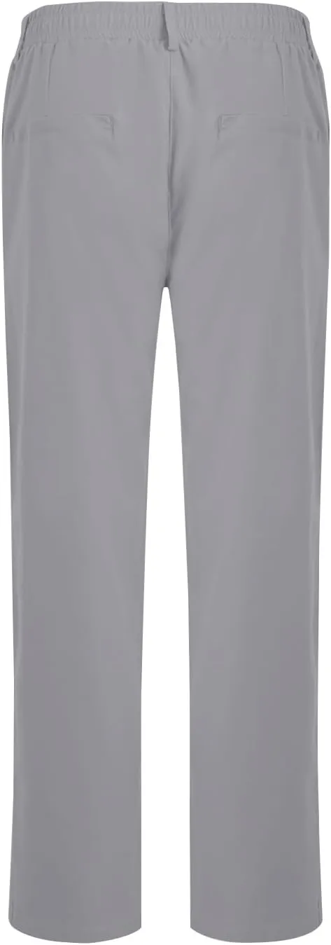 Dress Pants for Men Business Casual Straight Leg Work Pants Relaxed Fit Travel Outdoor Pants with Pockets