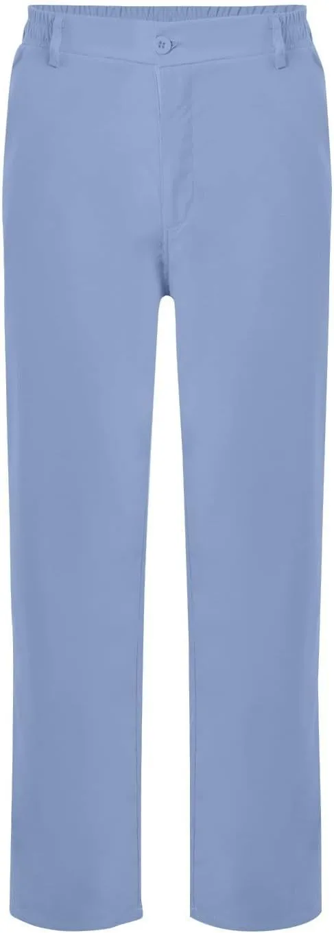 Dress Pants for Men Business Casual Straight Leg Work Pants Relaxed Fit Travel Outdoor Pants with Pockets