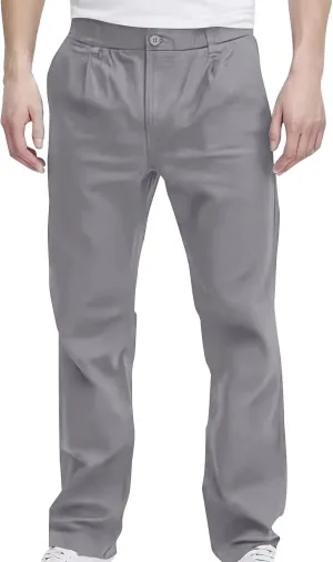 Dress Pants for Men Business Casual Straight Leg Work Pants Relaxed Fit Travel Outdoor Pants with Pockets