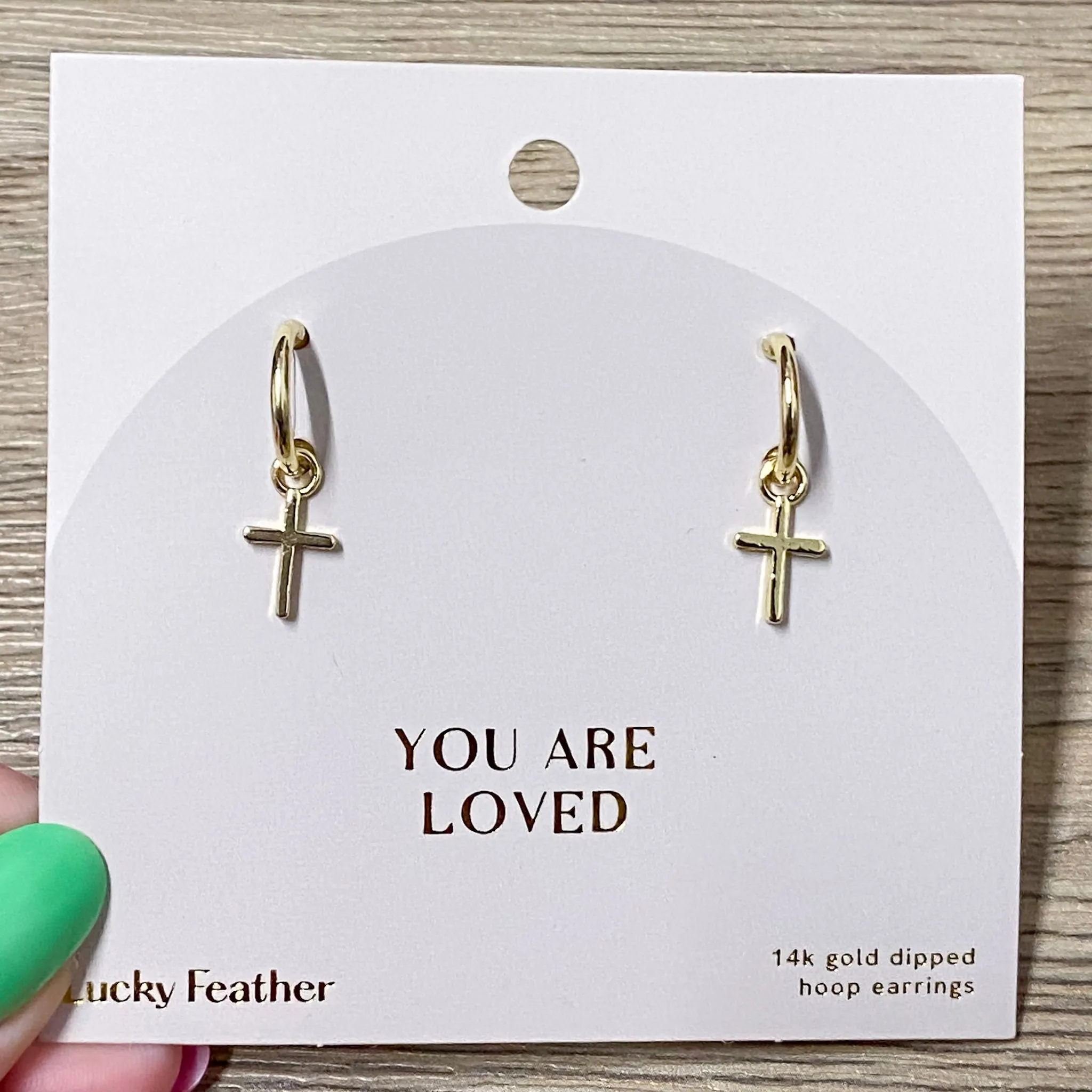 Faith Collection Earrings You Are Loved
