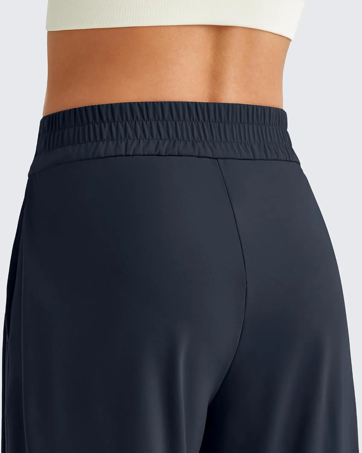 G4Free ShiftReady Women Wide Leg Yoga Pants with Pockets High Waisted Trousers Pant Business Casual Petite/Regular/Tall