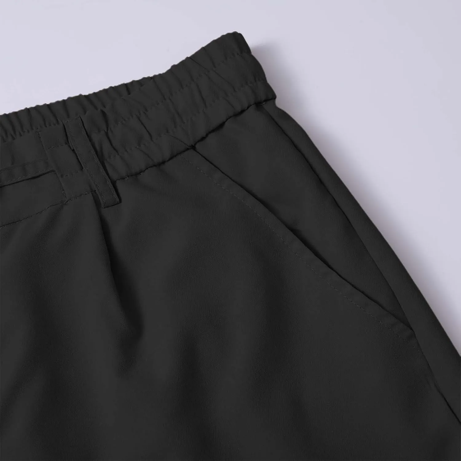 GIERIDUC Mens Casual Pants Relaxed Fit Husky Mens Elastic Waist Casual Mens Black Slim Fit Trousers Best Dress Pants for Men