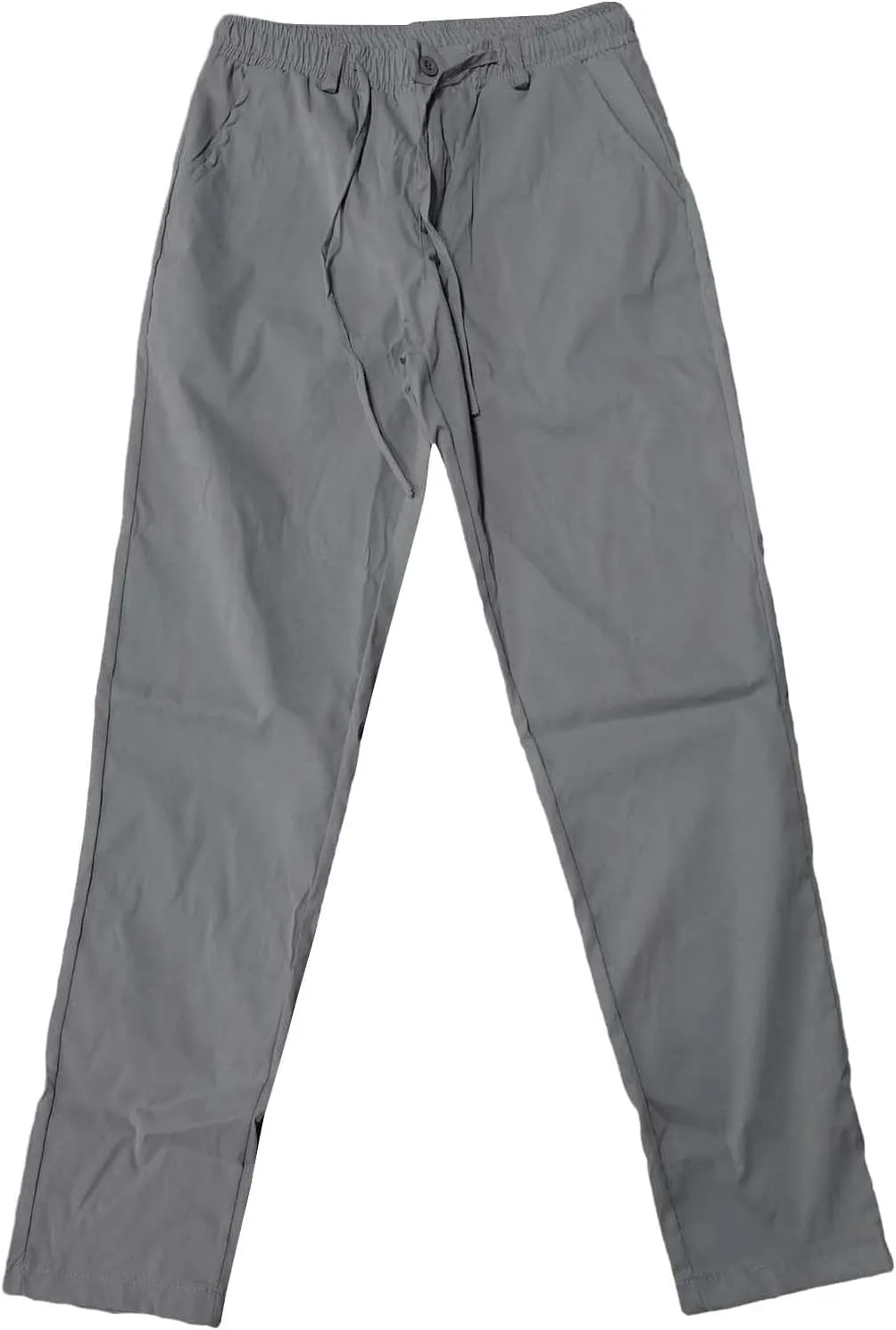 GIERIDUC Men's Drawstring Waist Cargo Pants Sweatpants Men Zipper Pockets Tactical Clothing for Men Heavyweight Joggers Mens