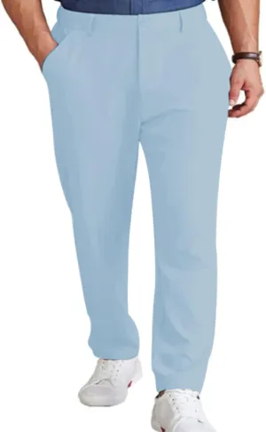 Golf Pants Men Stretch Relaxed Fit Straight Leg Dress Pants Lightweight Business Casual Work Pants with Pockets