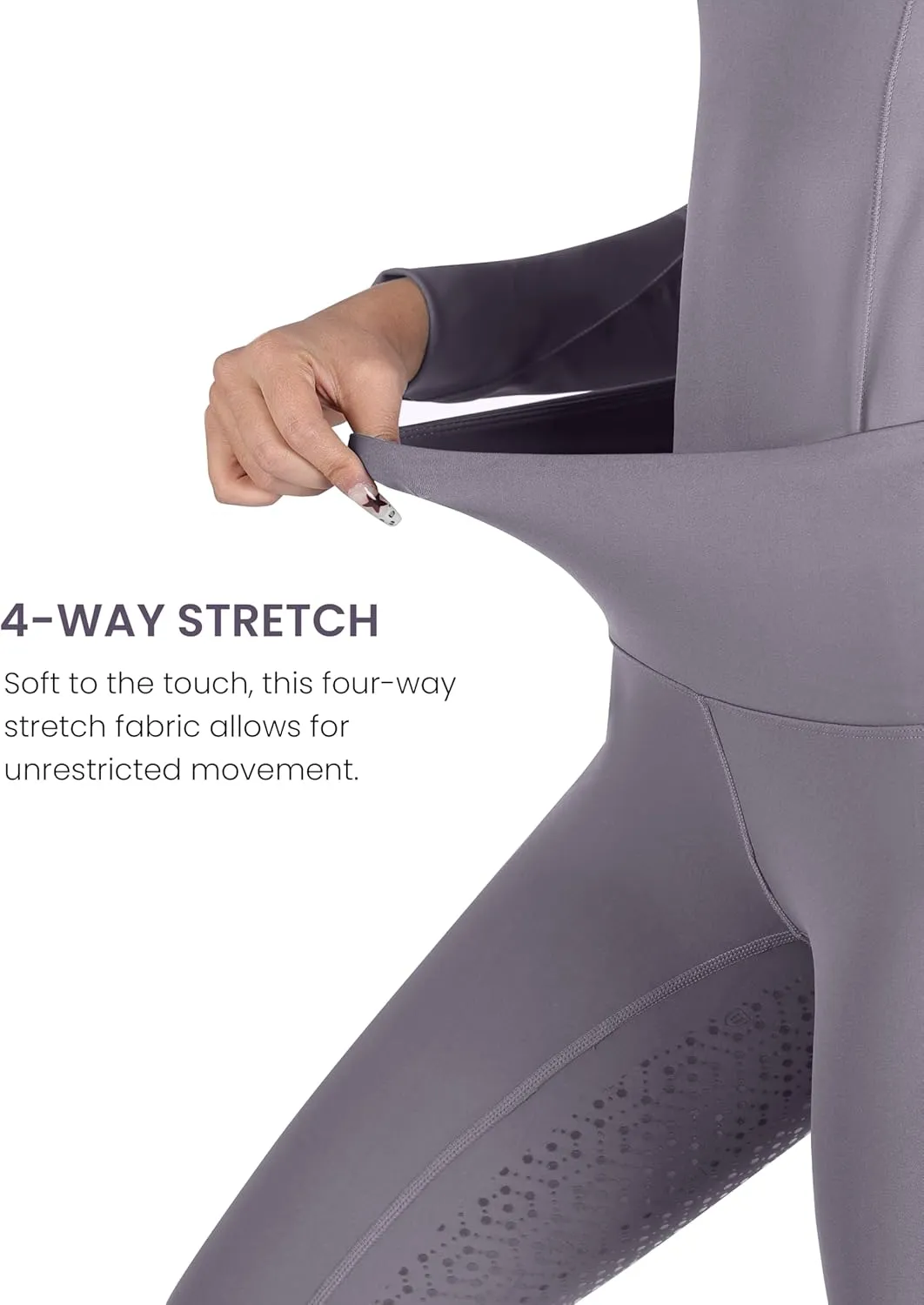 Harrison Howard Women's Full Seat Silicon Grip Equestrian Breeches Horse Riding Tights High Waisted Leggings