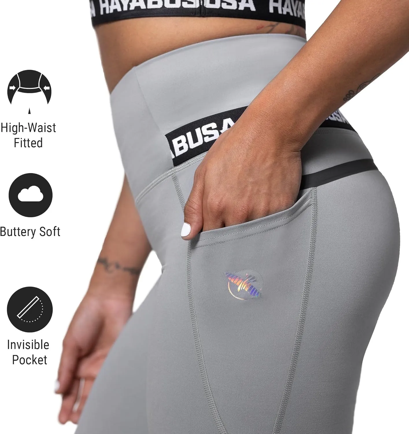 Hayabusa Women's High Rise 3/4 Leggings