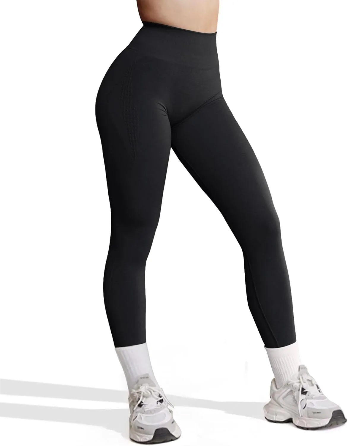 Hidden Scrunch Butt Leggings for Women Amplify Contour Seamless Yoga Pants Compression Gym Workout Booty Lifting Tights