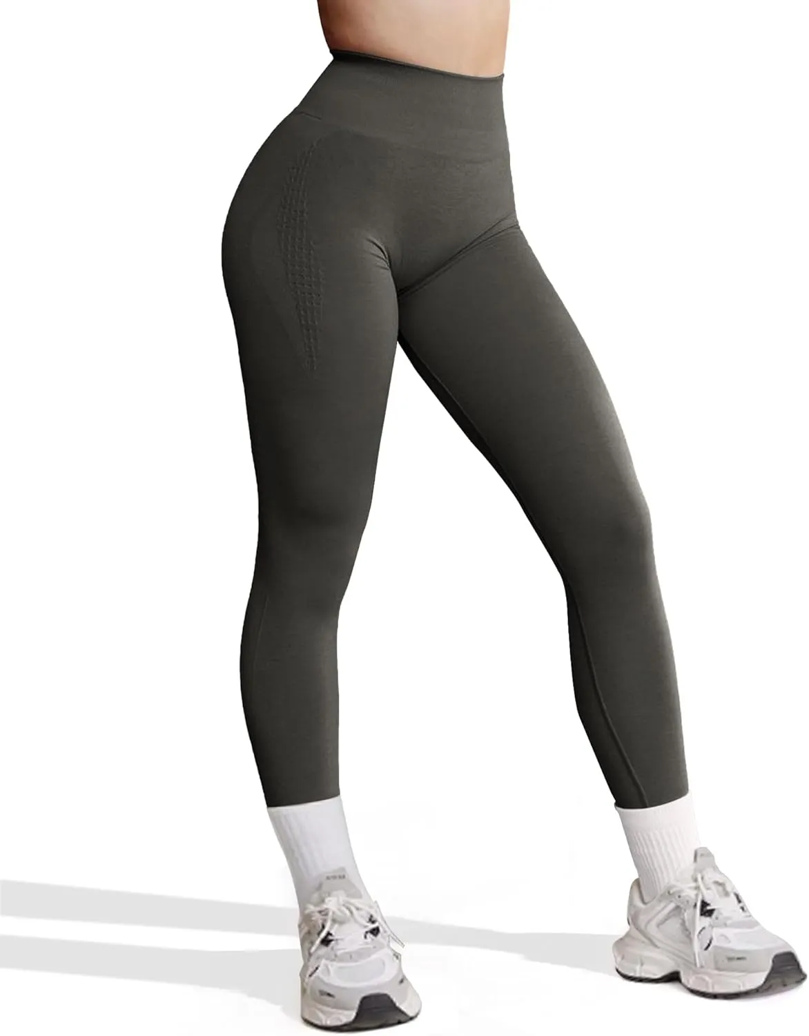 Hidden Scrunch Butt Leggings for Women Amplify Contour Seamless Yoga Pants Compression Gym Workout Booty Lifting Tights