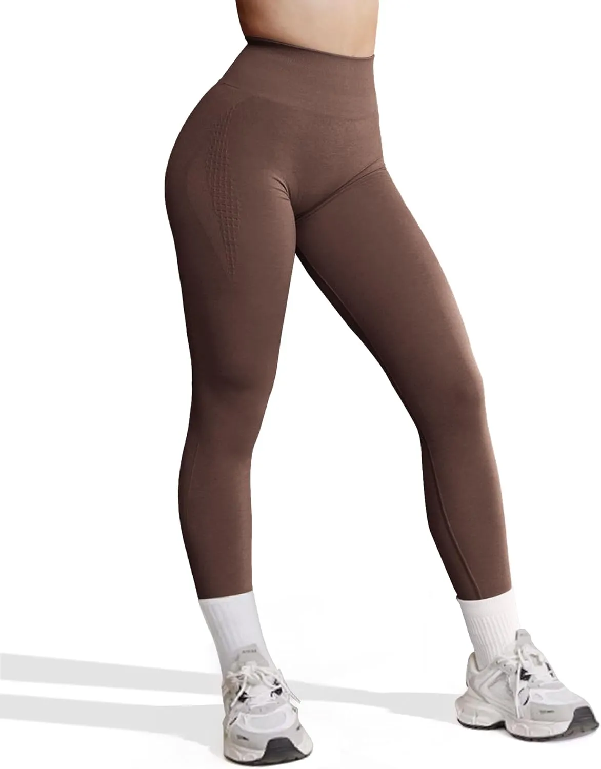 Hidden Scrunch Butt Leggings for Women Amplify Contour Seamless Yoga Pants Compression Gym Workout Booty Lifting Tights