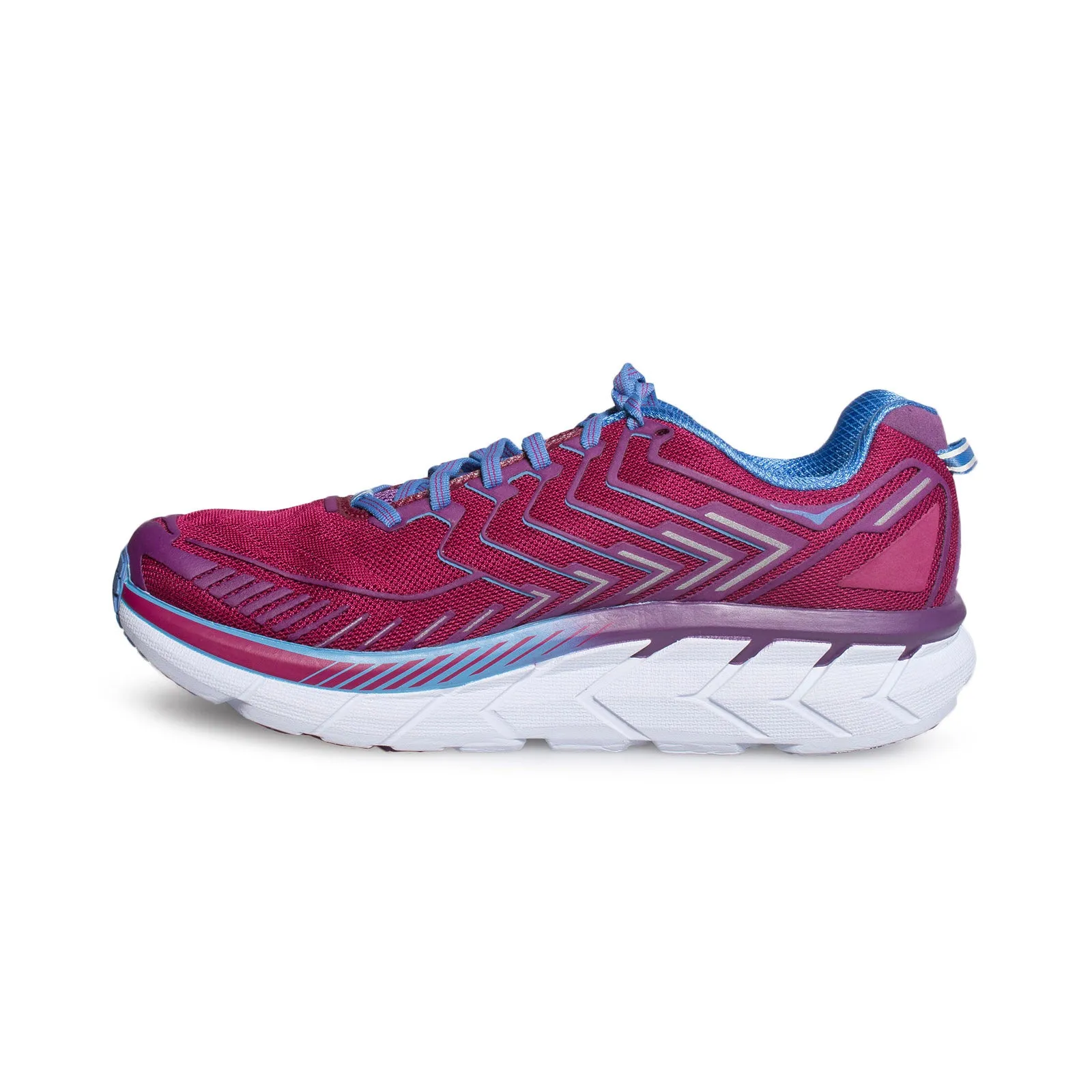 Hoka One One Clifton 4 Cherries Jubilee / Purple Passion Running Shoes - Women's