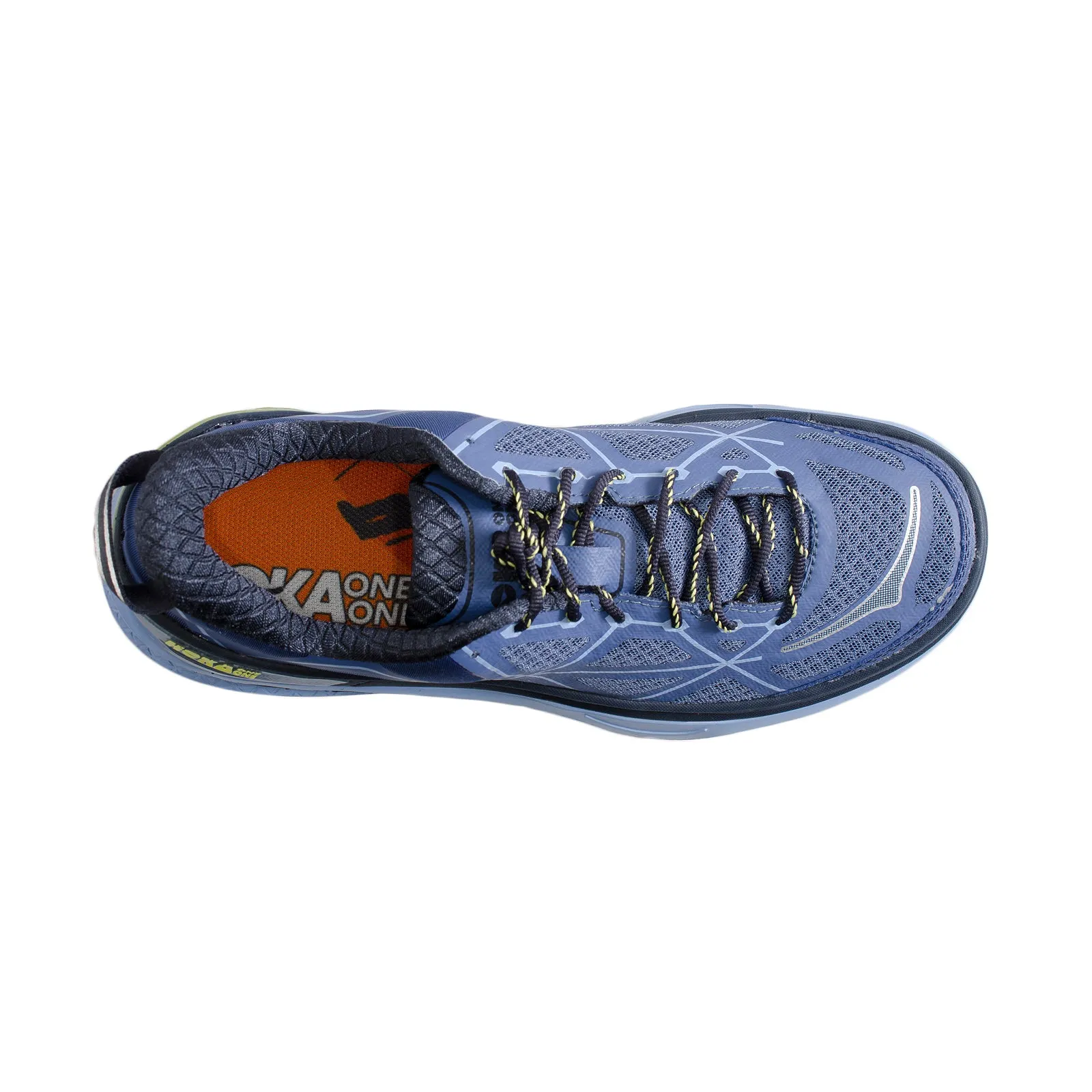 Hoka One One Mafate 4 Coastal Fjord / Sunny Lime Running Shoes - Women's