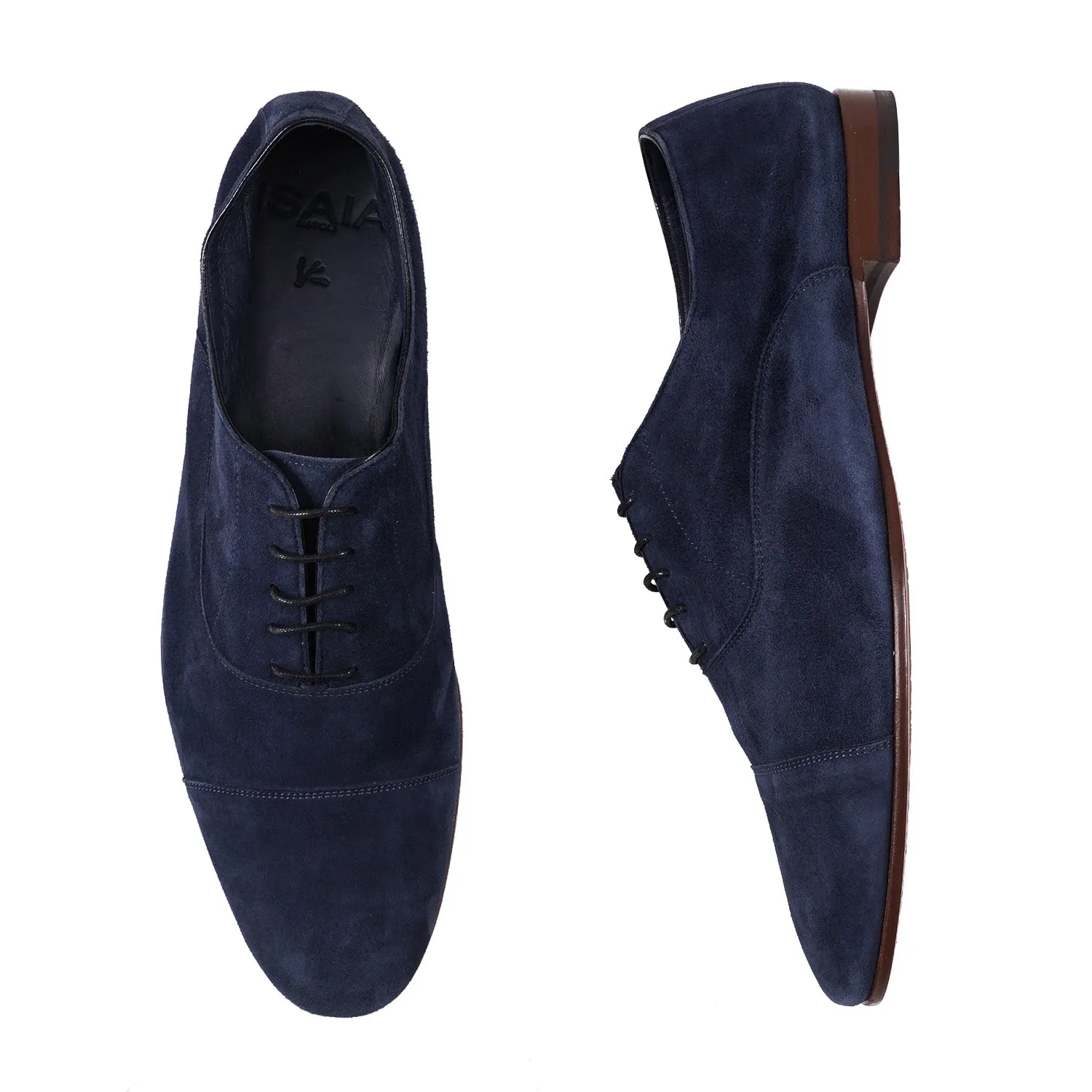 Isaia Lightweight Nappa Suede Oxford