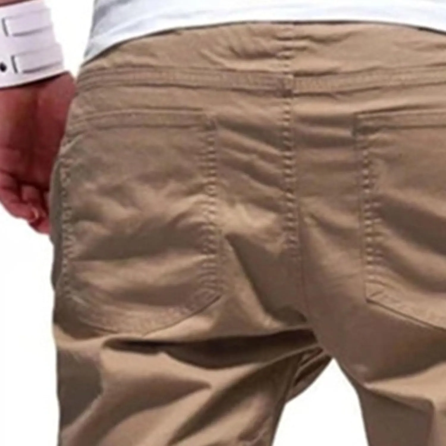 JEShifangjiusu Mens Pants Cargo Joggers Sweatpants Casual Drawstring Beach Outdoor Pant Slim Fit Chino Trousers With Pockets