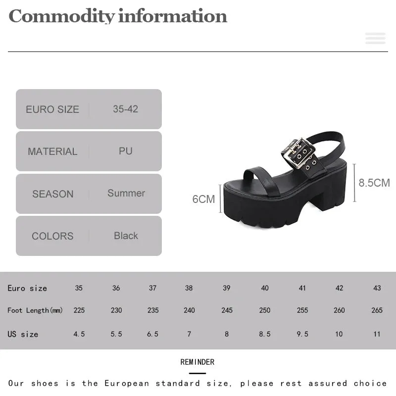 Joskaa 2024 New Chunky Designer Sandals