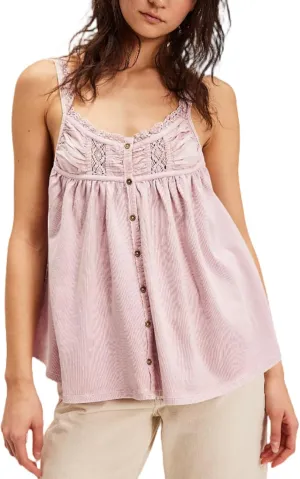 Lace Trim Tie Front Tank Tops for Women Cute Beach Sheer Ruffle Flowy Crop Blouse Boho Button Up Eyelet Cami Shirts