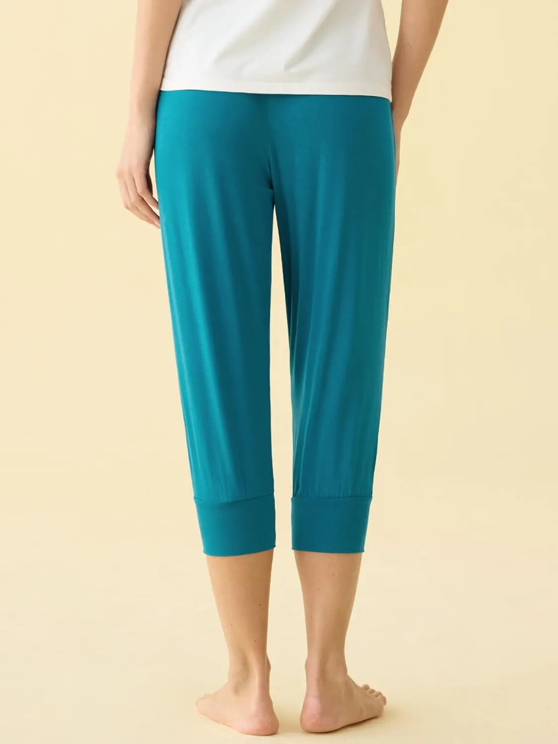 Latuza Women's Viscose Jogger Capri Pajama Lounge Pants