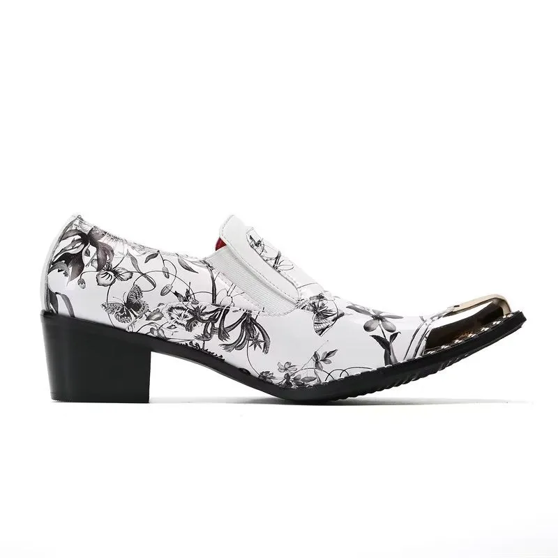 LuxeLeather Exotic Slip On Monkstraps