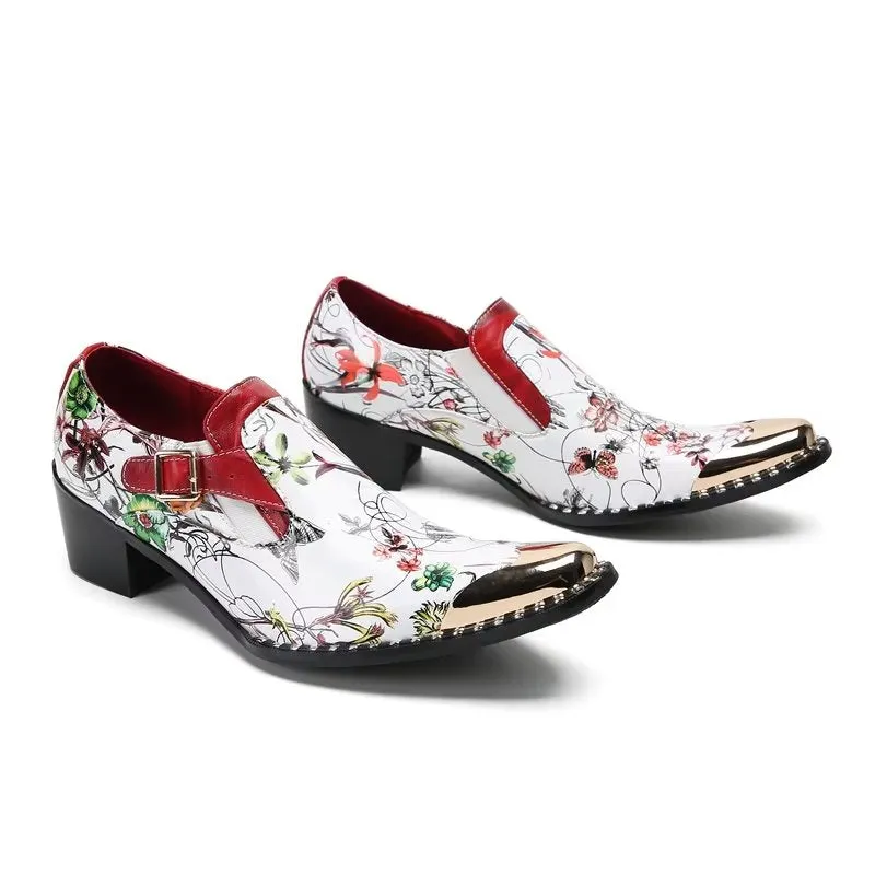LuxeLeather Exotic Slip On Monkstraps