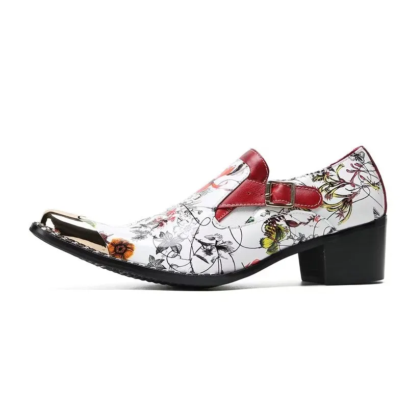 LuxeLeather Exotic Slip On Monkstraps