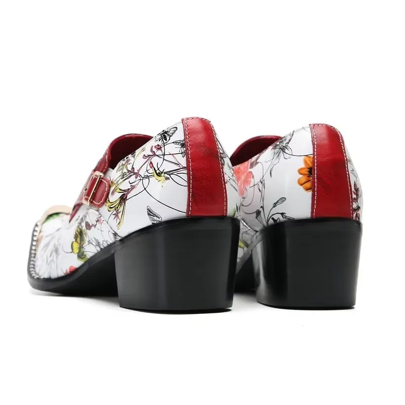 LuxeLeather Exotic Slip On Monkstraps