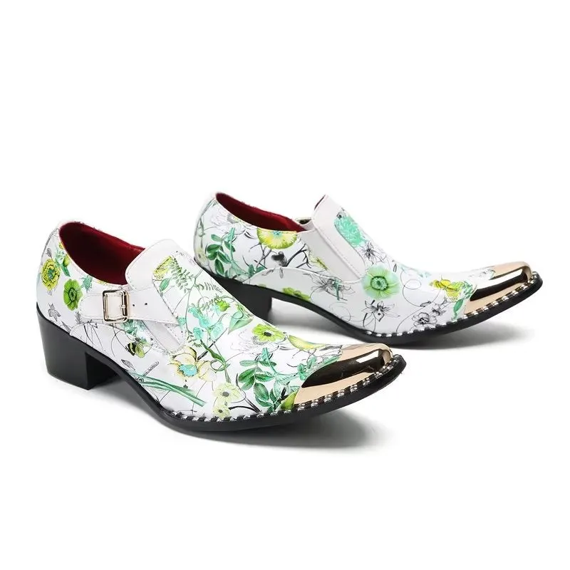 LuxeLeather Exotic Slip On Monkstraps