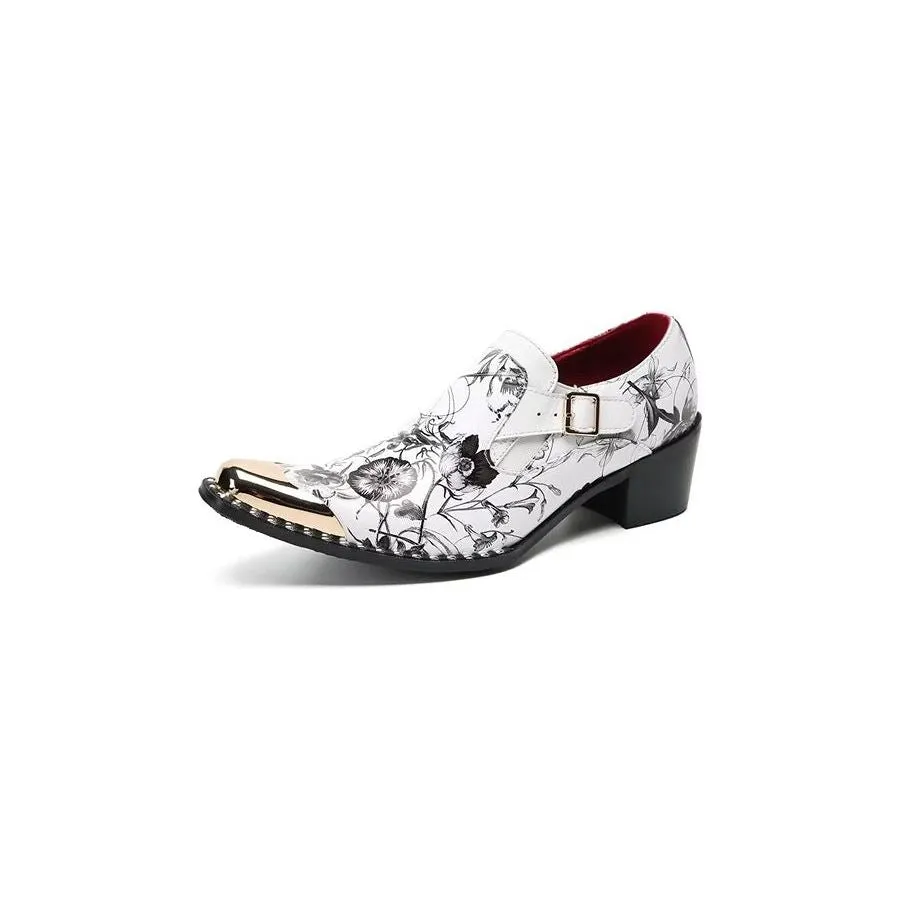 LuxeLeather Exotic Slip On Monkstraps